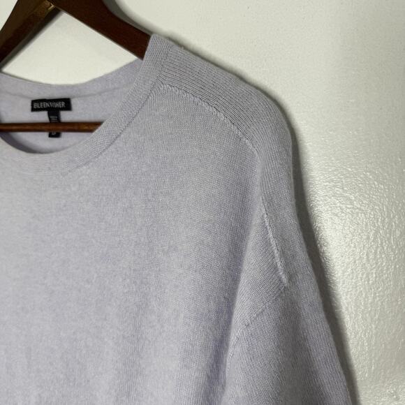 Eileen Fisher Sweater Womens Small Lavender Cashmere Short Sleeve Made in Italy - Picture 2 of 7